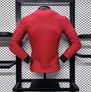 Camisa Manga Comprida Portugal 2024 Home Versão Jogador