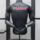 Camisa Benfica 2024-25 Away Preta Versão Jogador
