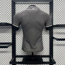 Camisa Real Madrid CF 2024-25 Away Preta Versão Jogador