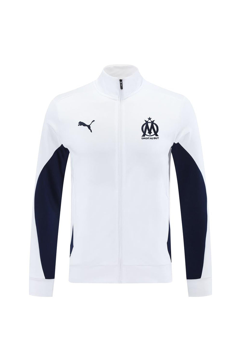 Conjunto de Treino Olympique Marselha 2024-25 - Casaco sem Capuz