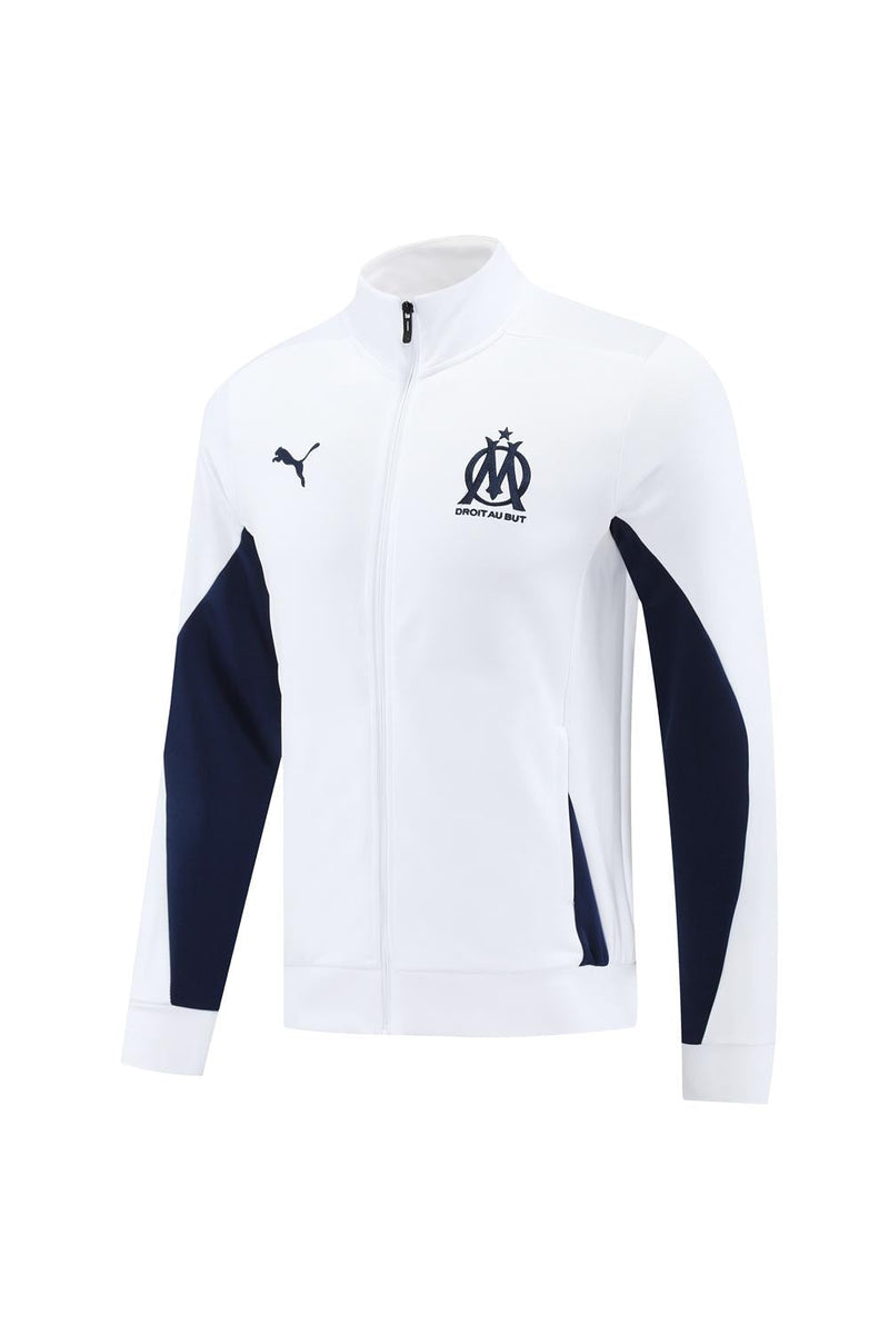 Conjunto de Treino Olympique Marselha 2024-25 - Casaco sem Capuz