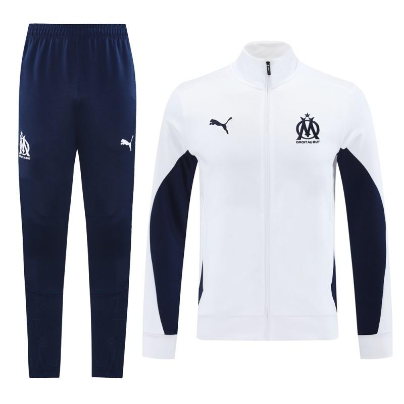 Conjunto de Treino Olympique Marselha 2024-25 - Casaco sem Capuz