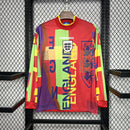Camisa Retrô Manga Comprida Inglaterra 1996 Goleiro