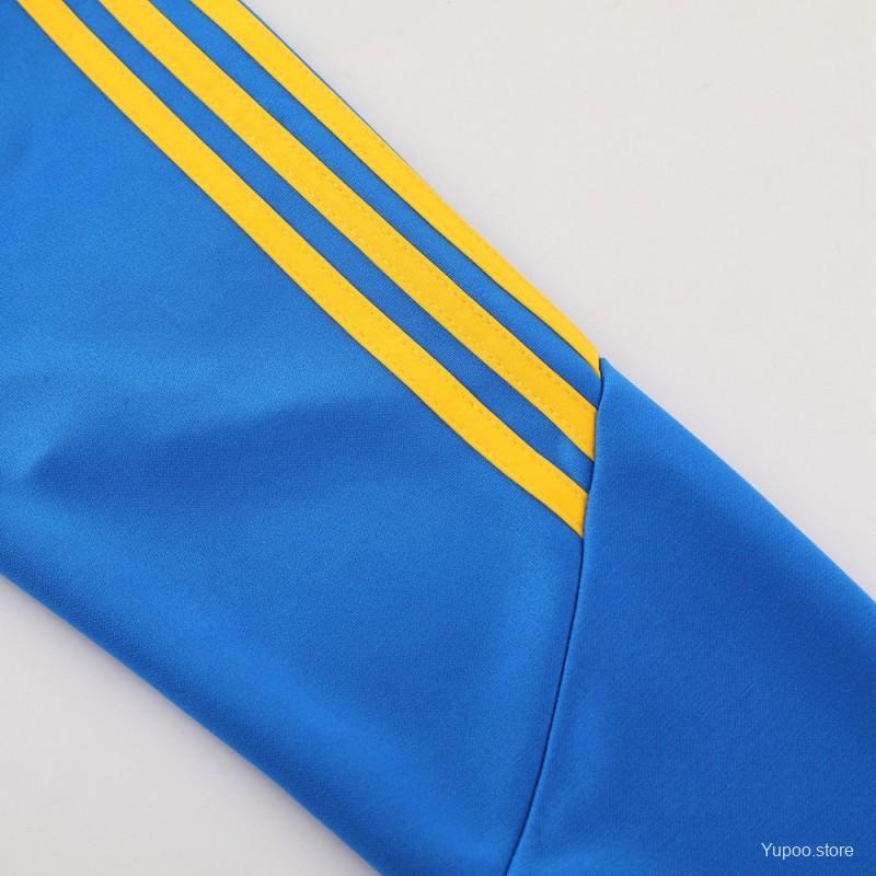 Conjunto de Treino Boca Juniors 2024-25 - Casaco sem Capuz