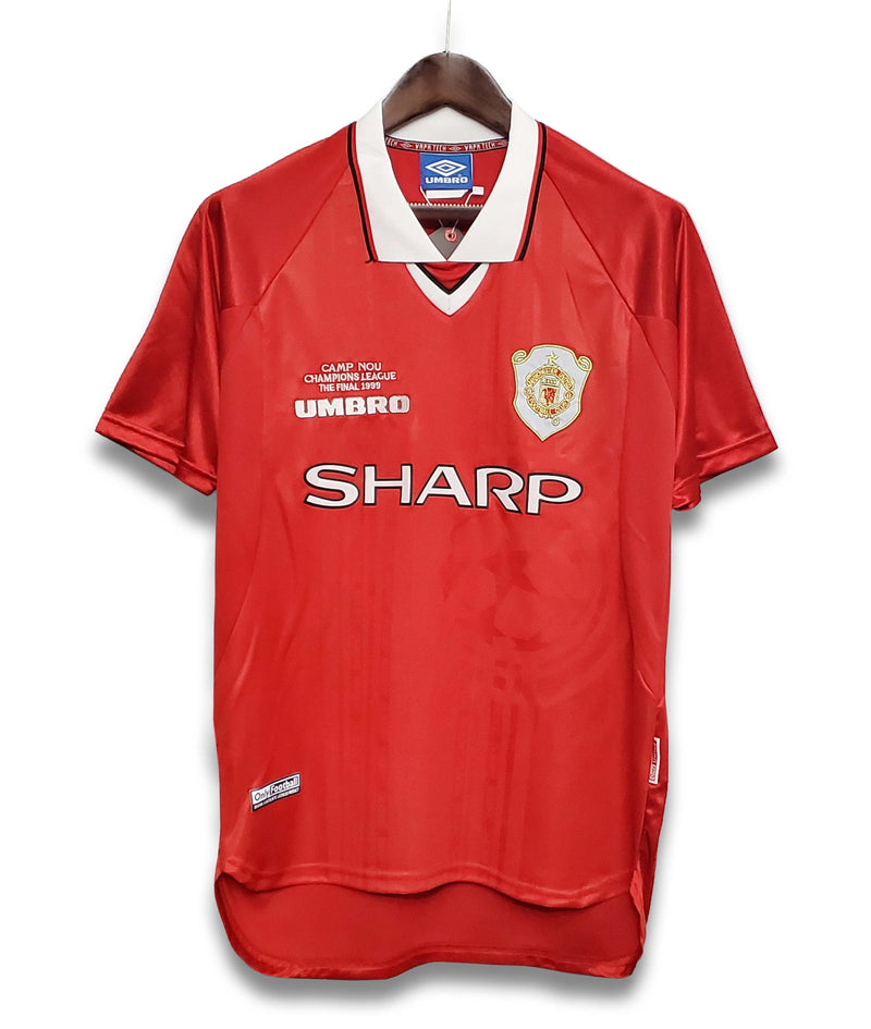 Camisa Retrô Manchester United 1999-00 Home Final UCL