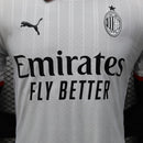 Camisa Ac Milan 2024-25 Away Branca Versão Jogador