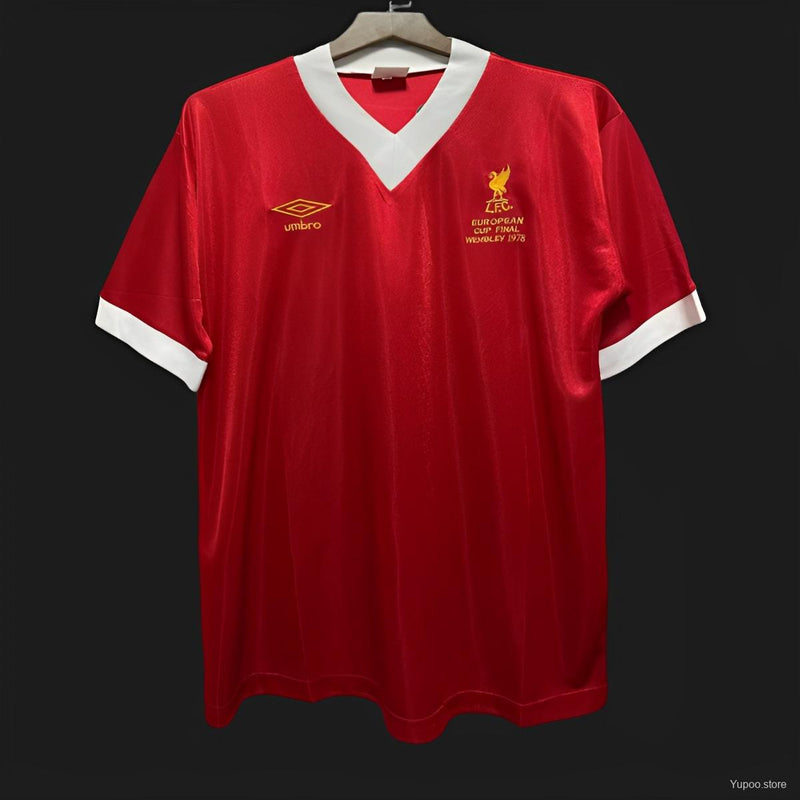 Camisa Retrô Liverpool 1978-79 Home - Final UCL