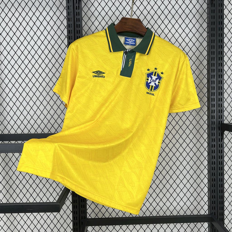 Camisa Retrô Brasil 1992 Home