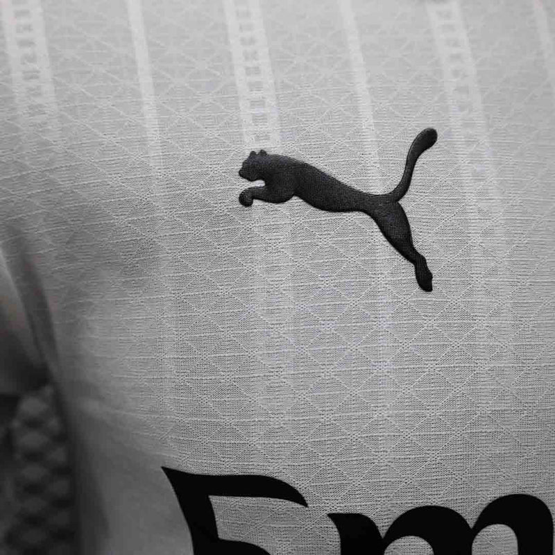 Camisa Ac Milan 2024-25 Away Branca Versão Jogador