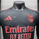 Camisa Benfica 2024-25 Away Preta Versão Jogador