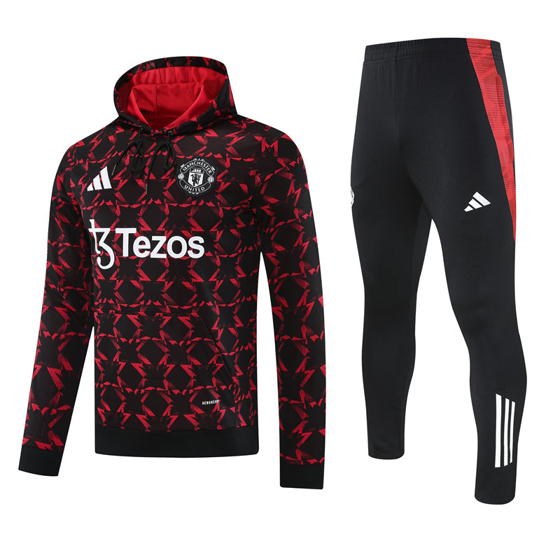 Canjunto de Treino Manchester United 2025-26 - Casaco com Capuz