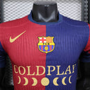 Camisa FC Barcelona 2024-25 Edição Coldplay Versão Jogador