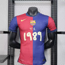 Camisa FC Barcelona 2025-26 Edição Especial 1989 Versão Jogador