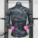 Camisa Manga Comprida Chelsea 2024-25 Away Preta Versão Jogador