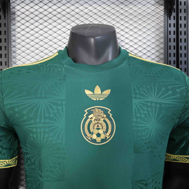 Camisa México 2025 Edição Gold-Cup Versão Jogador