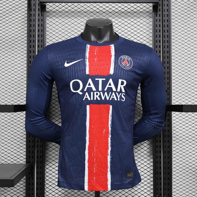 Camisa Manga Comprida FC Paris Saint-Germain 2024-25 Home Versão Jogador
