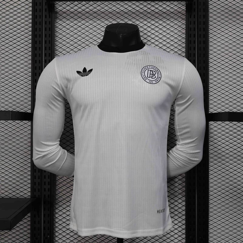 Camisa Manga Comprida Alemanha 2025 Edição Especial 125º Aniversário Versão Jogador