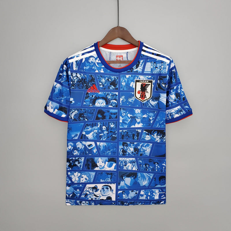 Camisa Seleção Japão 2024/24 Edição Especial Naruto e Sasuke