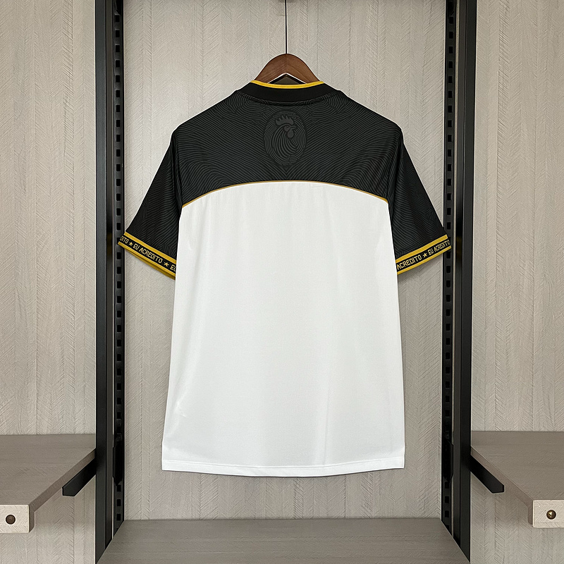 Camisa Atlético Mineiro Manto da Massa 2025 - Versão Torcedor Masculino - Preta e Branca