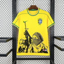 Camisa Retro Seleção Brasil x Pró-Palestina - 1998