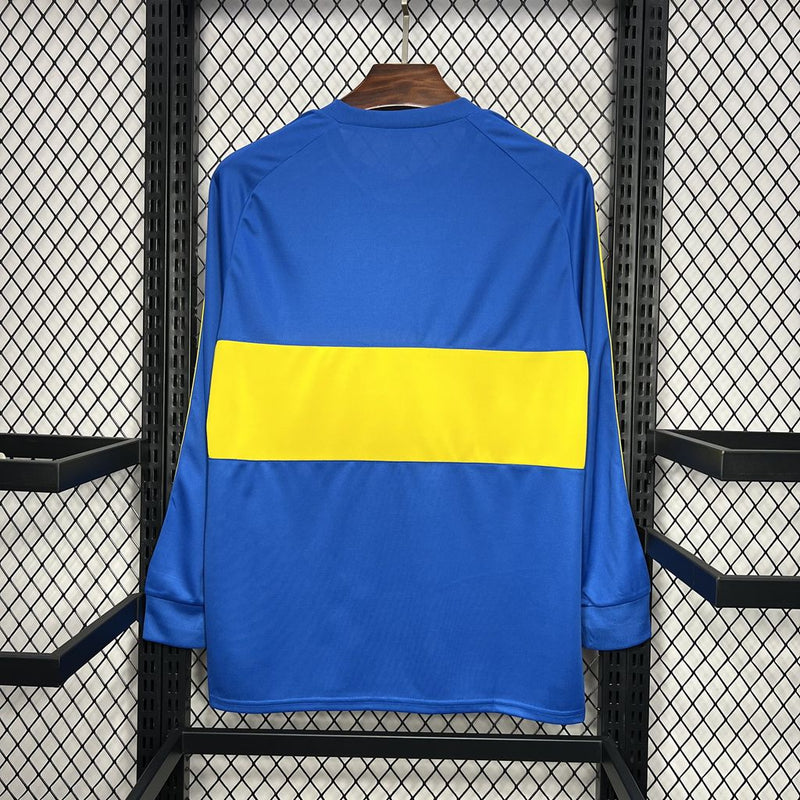 Camisa Retrô Manga Comprida Boca Juniors 1981-82 Home