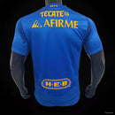 Camisa Tigres UANL 2023-24 Away Azul Versão Jogador