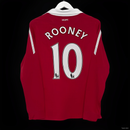 Camisa Retrô Manga Comprida Manchester United 2010-11 Home ROONEY