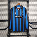 Camisa Retrô Manga Comprida Inter Milão 1988-90 Home