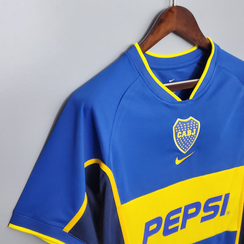 Camisa Retrô Boca Juniors 2002/02 Home
