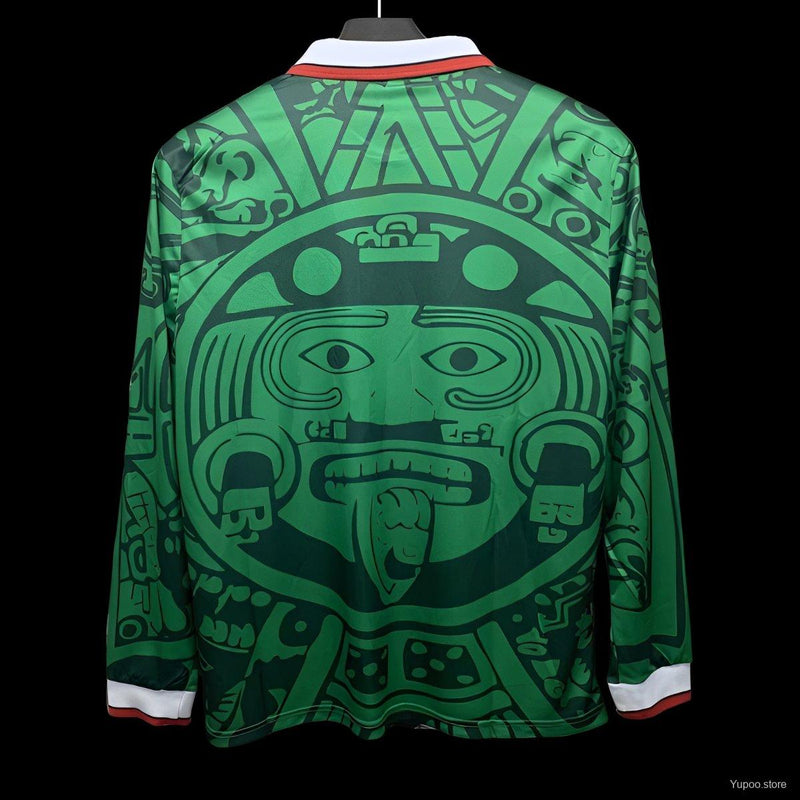 Camisa Retrô Manga Comprida México 1998 Home