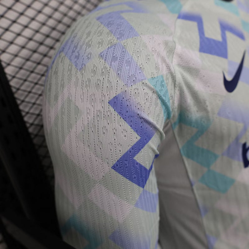 Camisa Manga Comprida Inter Milão 2025-26 Away Versão Jogador