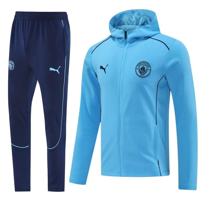 Conjunto de Treino Manchester City 2025-26 - Casaco com Capuz