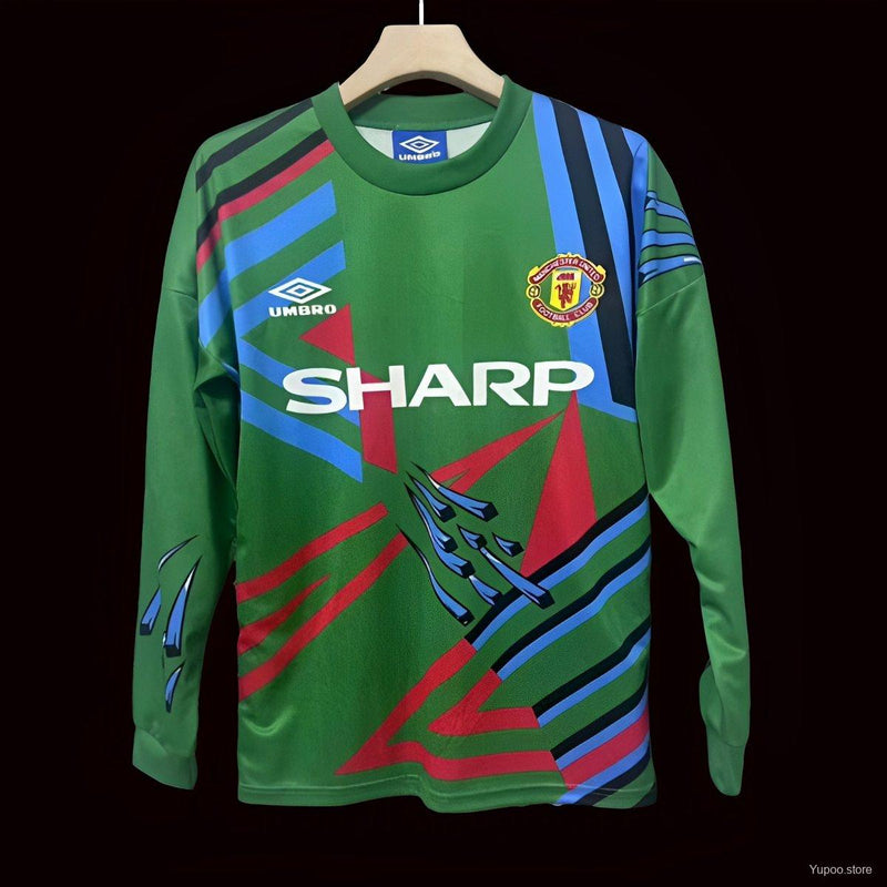Camisa Retrô Manga Comprida Manchester United 1992-93 Goleiro