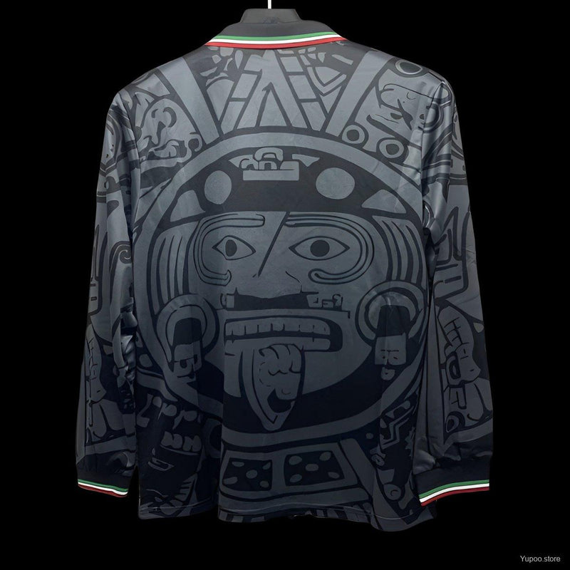 Camisa Retrô Manga Comprida México 1998 Away