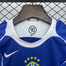 Conjunto Infantil Retrô Brasil 2004 Away